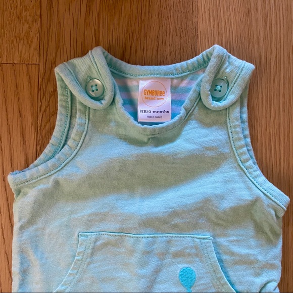 Gymboree Newborn Aqua Suit - Picture 3 of 3